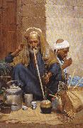Nicola Forcella The Hookah Sweden oil painting artist